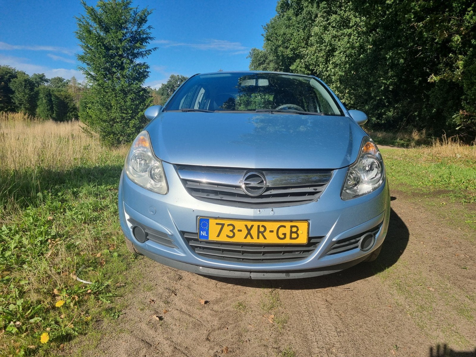 Opel Corsa 1.2 16V 5D WR 2007 Blauw, Auto's, Voorwielaandrijving, 4 cilinders, Blauw, 1229 cc