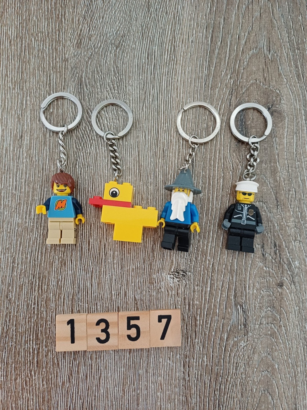 Lego Sleutelhangers 4 Stuks, Ophalen of Verzenden