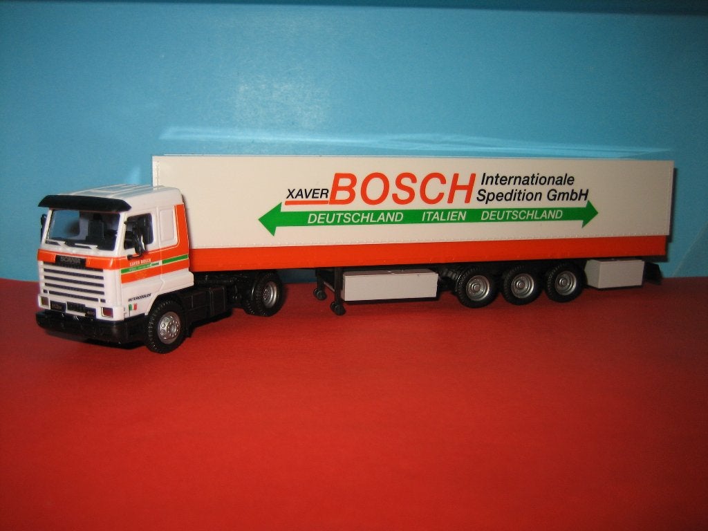 Bosch-Xaver  SCANIA 113 met oplegger  AWM, Ophalen of Verzenden, Zo goed als nieuw, Bus of Vrachtwagen, AWM