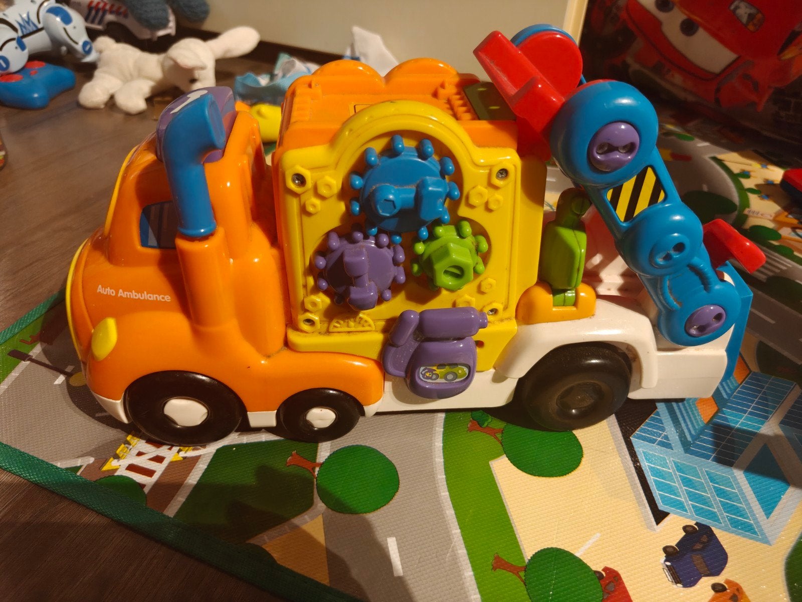 VTech auto ambulance, Kinderen en Baby's, Speelgoed | Vtech, Ophalen of Verzenden, Gebruikt