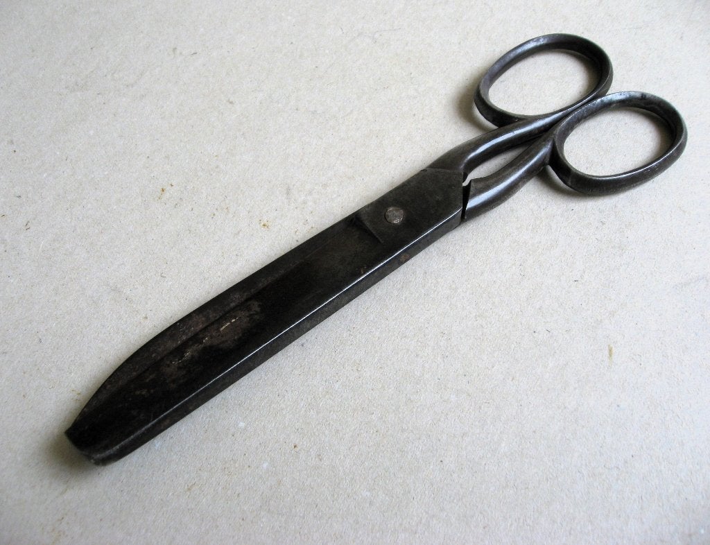 Antieke kleermakersschaar met stompe punt, Klophaus, Ophalen of Verzenden