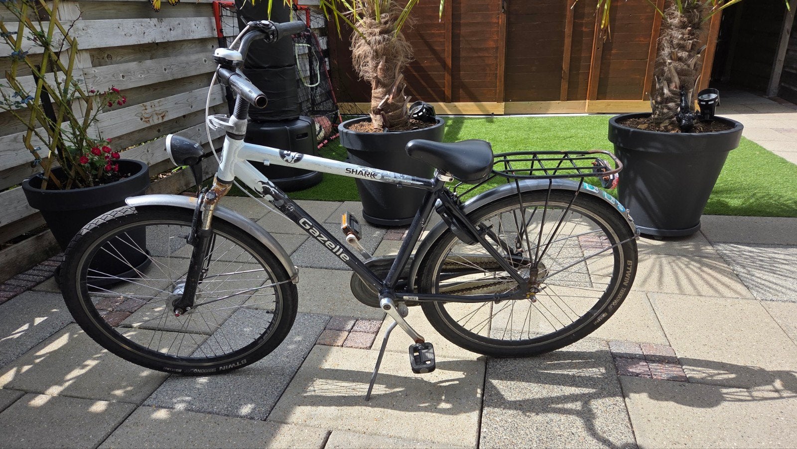 Gazelle Shark fiets - Gebruikt maar in goede staat, Fietsen en Brommers, Ophalen, Gebruikt, Velgrem, Versnellingen