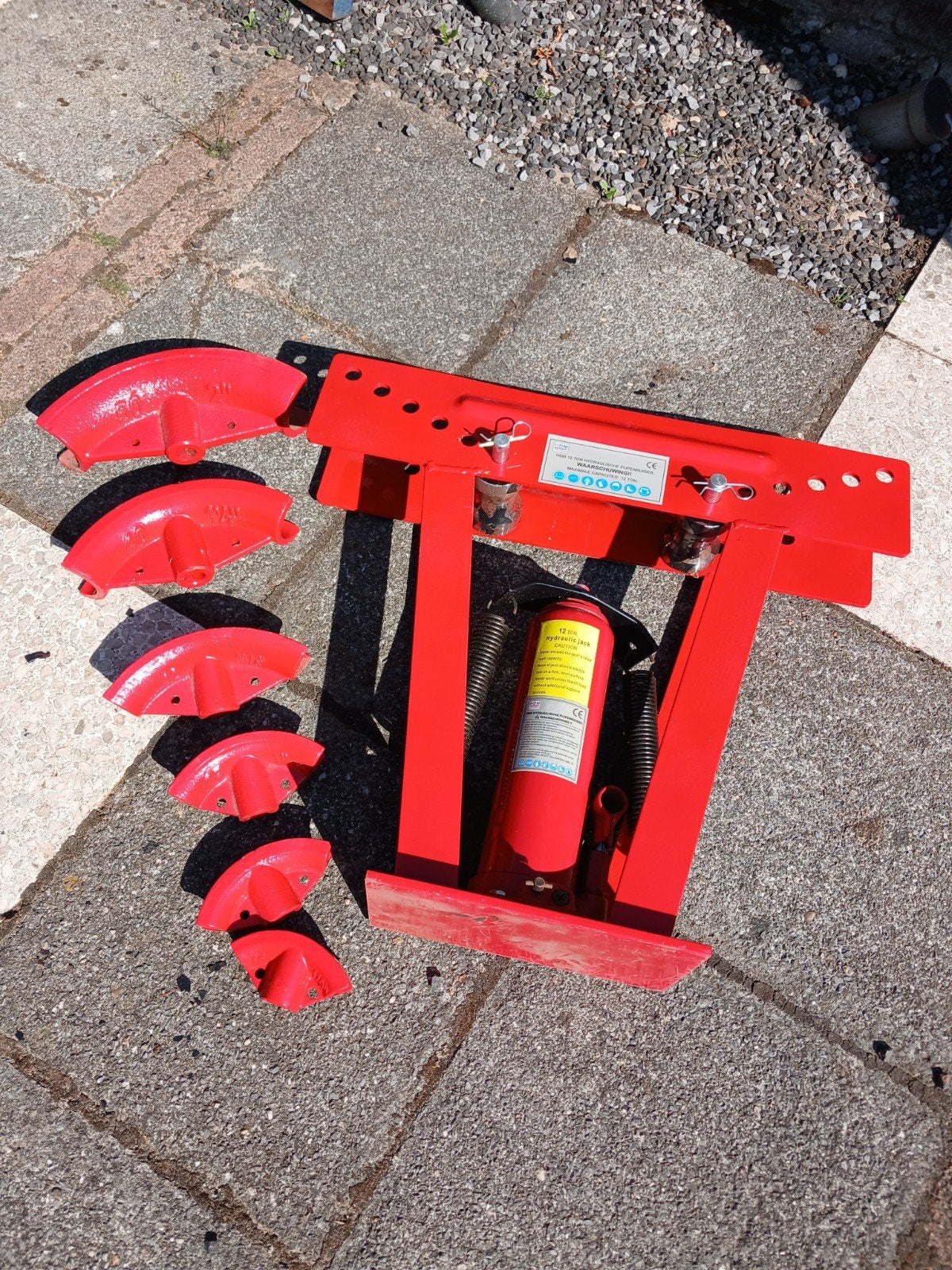 Hydraulische pijpenbuiger, voor draadpijp 1/2" tot 2", Ophalen, Overige typen