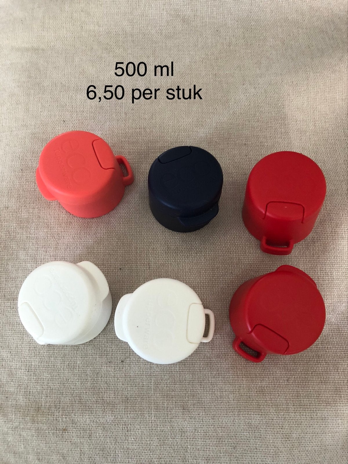 Tupperware splinternieuwe dop fles 500 ml per stuk vanaf, Overige kleuren, Nieuw, Ophalen of Verzenden, Drinkfles