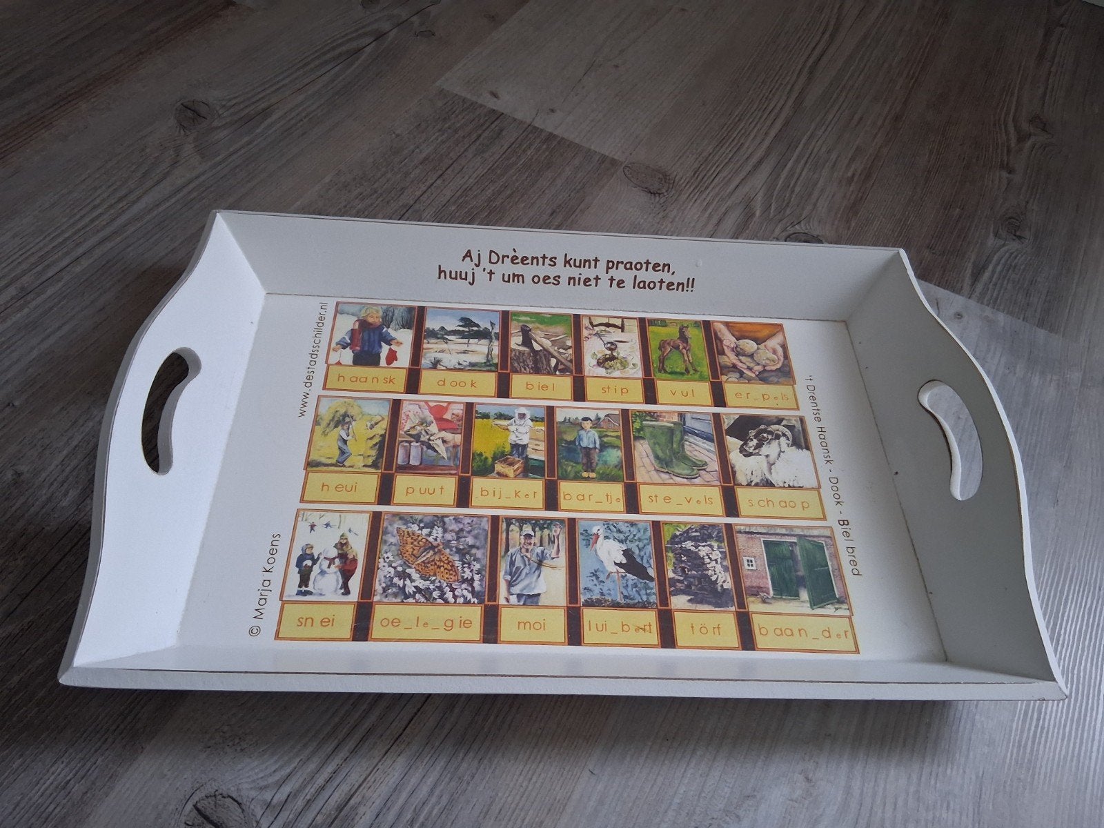 Dienblad, Huis en Inrichting, Woonaccessoires | Dienbladen, Ophalen, Hout