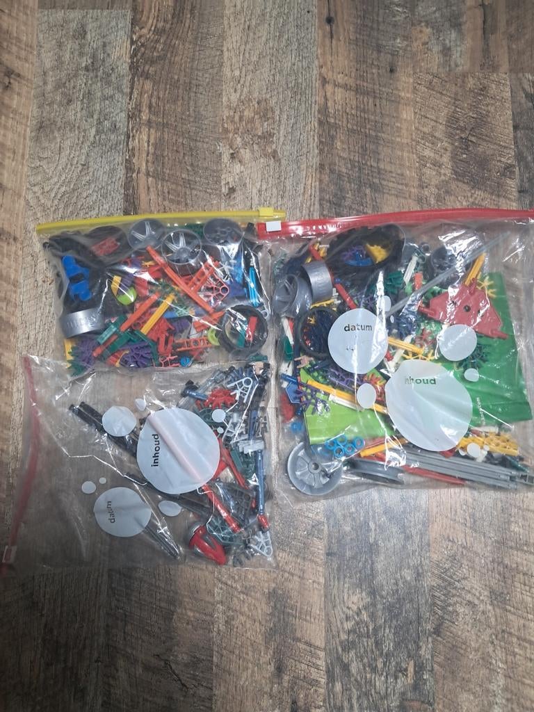 Grote partij K'nex bouwblokken en onderdelen, Ophalen, Gebruikt, K'nex