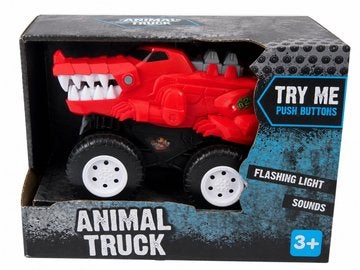 Nieuwe Animal Truck met Licht en Geluid - Monster Truck, Ophalen of Verzenden, Nieuw