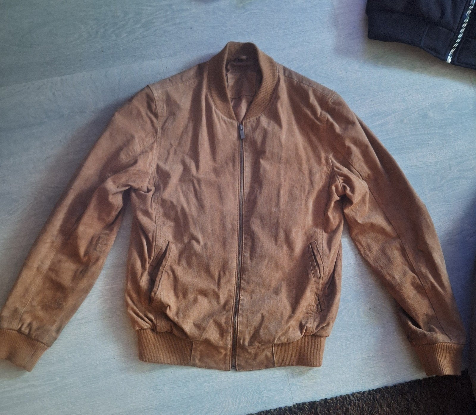 nette suède jas, Kleding | Heren, Ophalen of Verzenden
