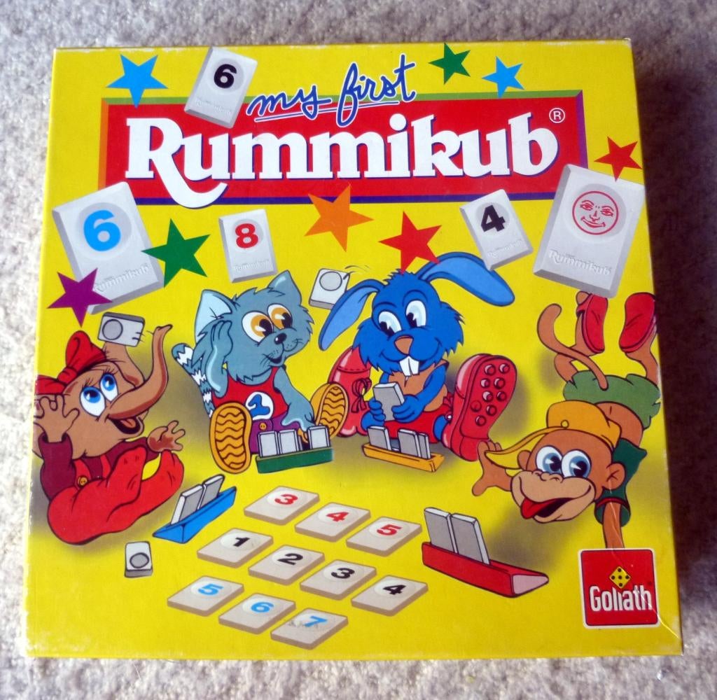 My first Rummikub - leerzaam voor kinderen - compleet, Een of twee spelers, Ophalen of Verzenden, Zo goed als nieuw