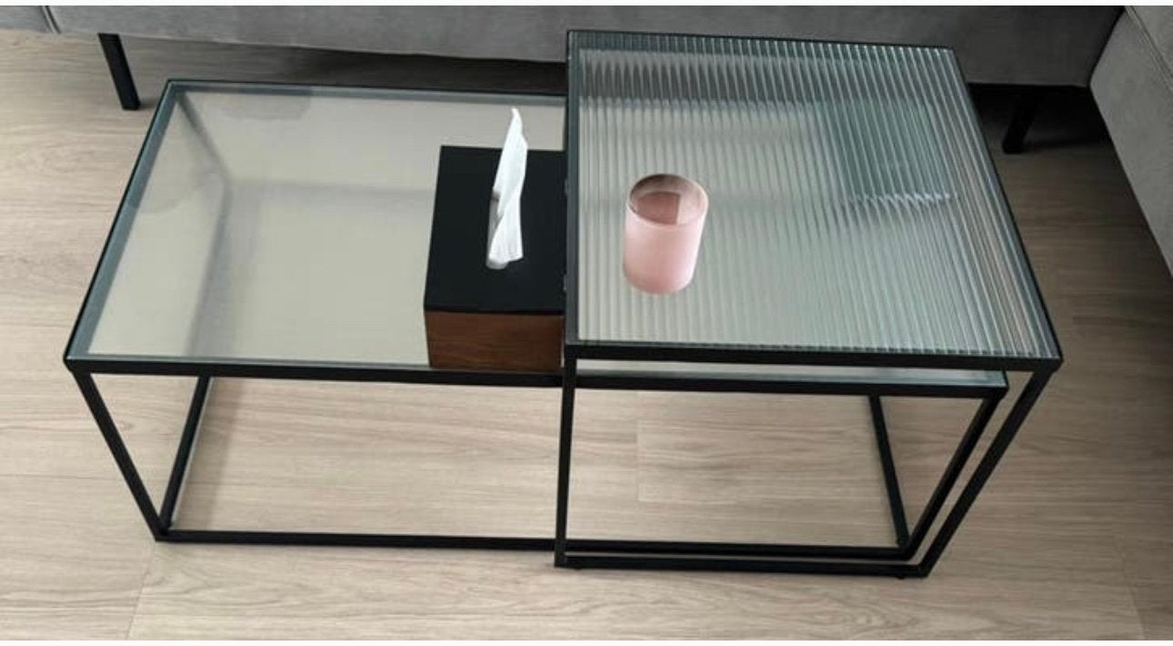 Salon tafel, Huis en Inrichting, Ophalen, 100 tot 150 cm, 50 tot 100 cm, Zo goed als nieuw