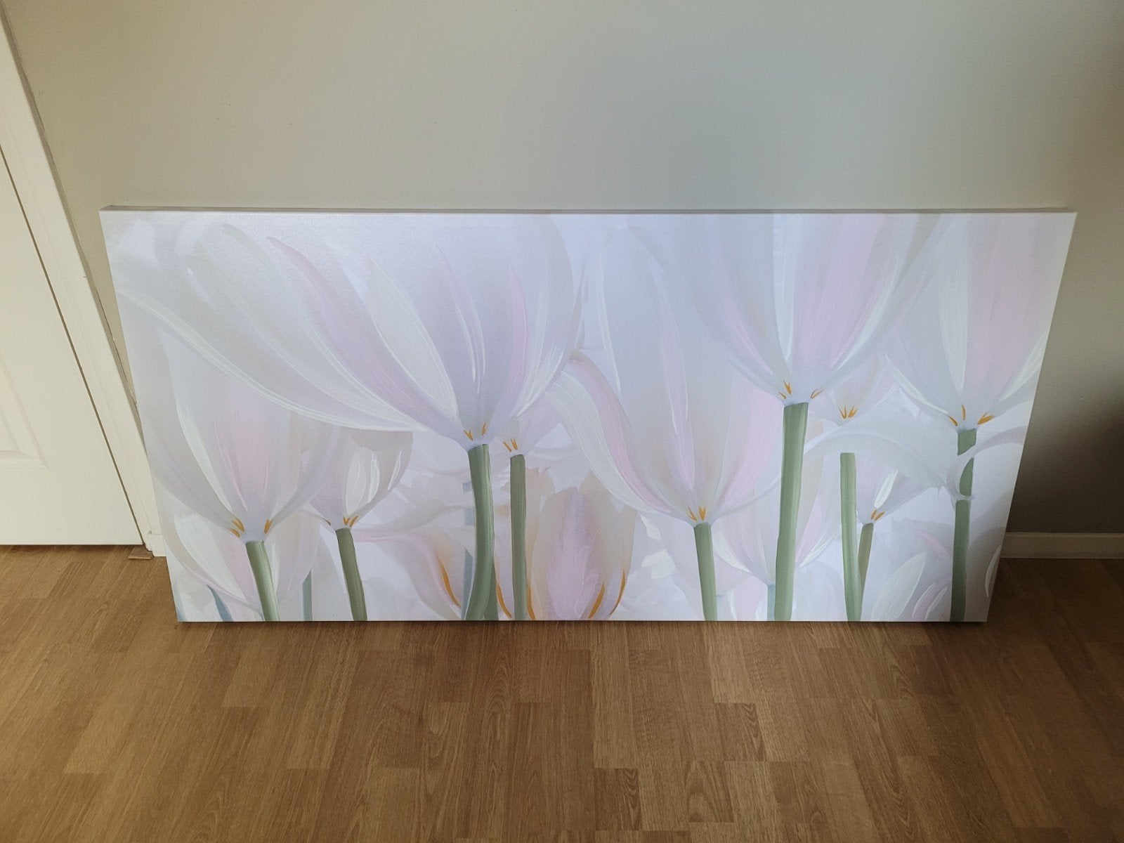 canvas schilderij/doek tulpen, Ophalen, 50 – 75, Oorspronkelijke maker, Nieuw