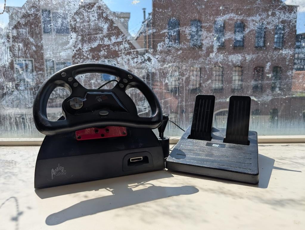 Mad Catz Nintendo 64 Steering Wheel, Spelcomputers en Games, Ophalen, Gebruikt, Nintendo 64, Stuurtje of Sportattribuut