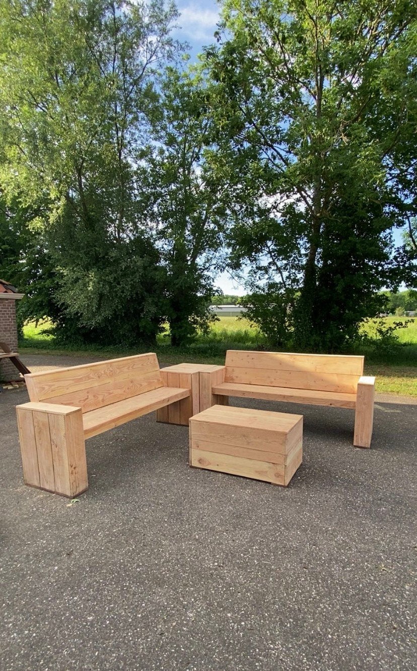 Douglas Lounge / Hoekbank, Tuin en Terras, Tuinbanken, Ophalen, Nieuw, Hout