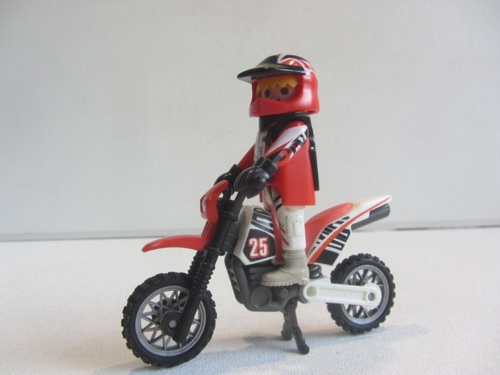 PLAYMOBIL Motorcrosser - 9357, Ophalen of Verzenden, Gebruikt, Losse onderdelen