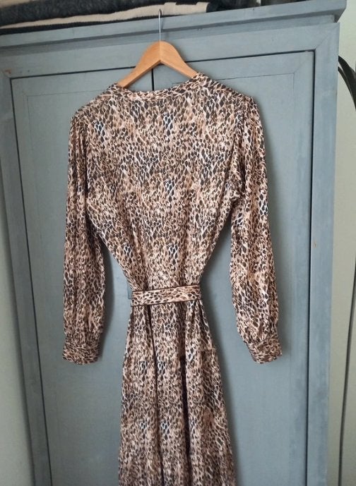 K-Design jurk met print M, K-design, Ophalen of Verzenden, Zo goed als nieuw, Onder de knie