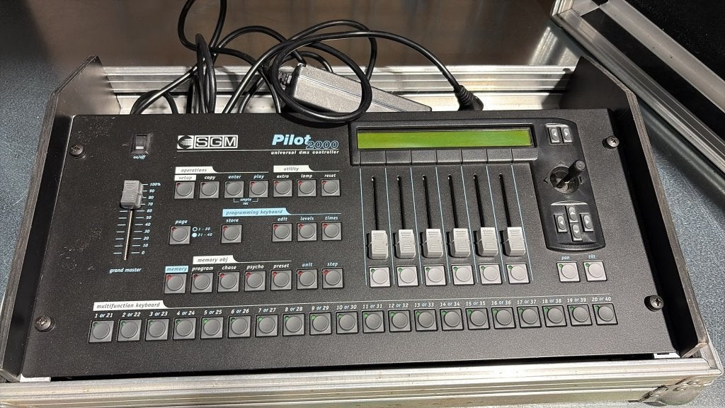SGM Pilot 2000 DMX lichttafel, Ophalen, Gebruikt, Licht