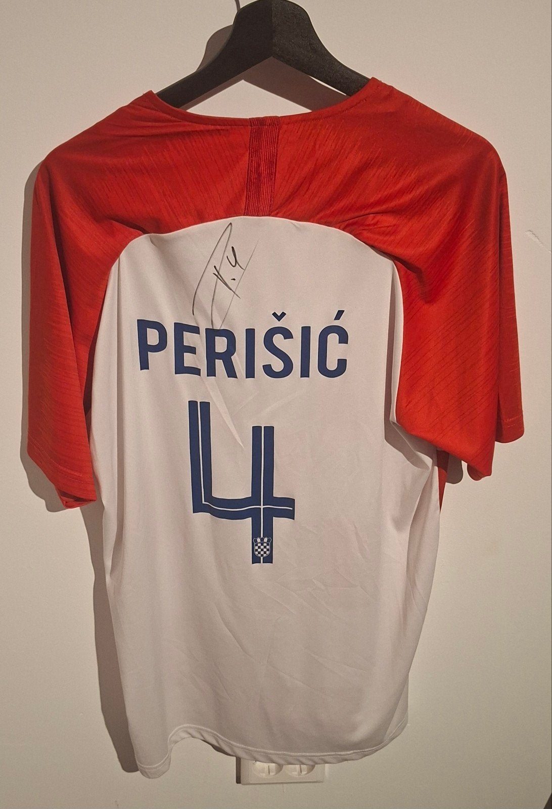Gesigneerd 2018 Ivan Perišić WK shirt, Verzamelen, Ophalen of Verzenden