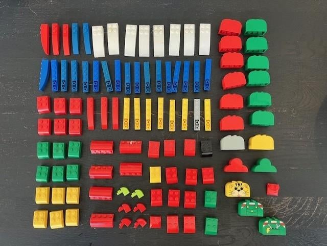 Lot LEGO >100 stuks Rounded en Curved Bricks, Ophalen of Verzenden, Gebruikt, Losse stenen, Lego