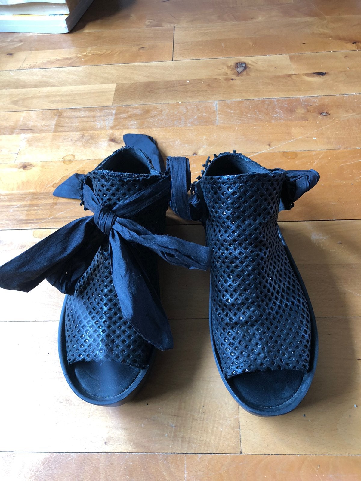 Papucci open schoenen zwart 39, Zwart, Zo goed als nieuw, Sandalen of Muiltjes, Ophalen of Verzenden