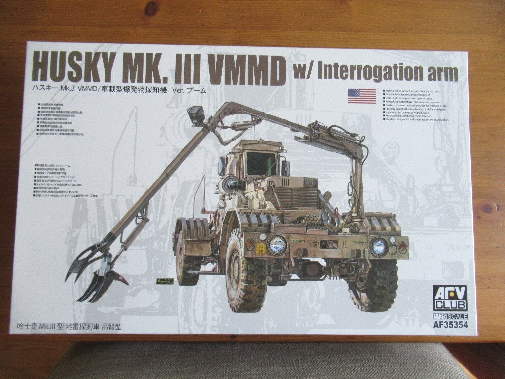Husky Mk.III VMMD w/Interrogation Arm (AFV 1/35), Hobby en Vrije tijd, Modelbouw | Auto's en Voertuigen, Overige merken, 1:32 tot 1:50