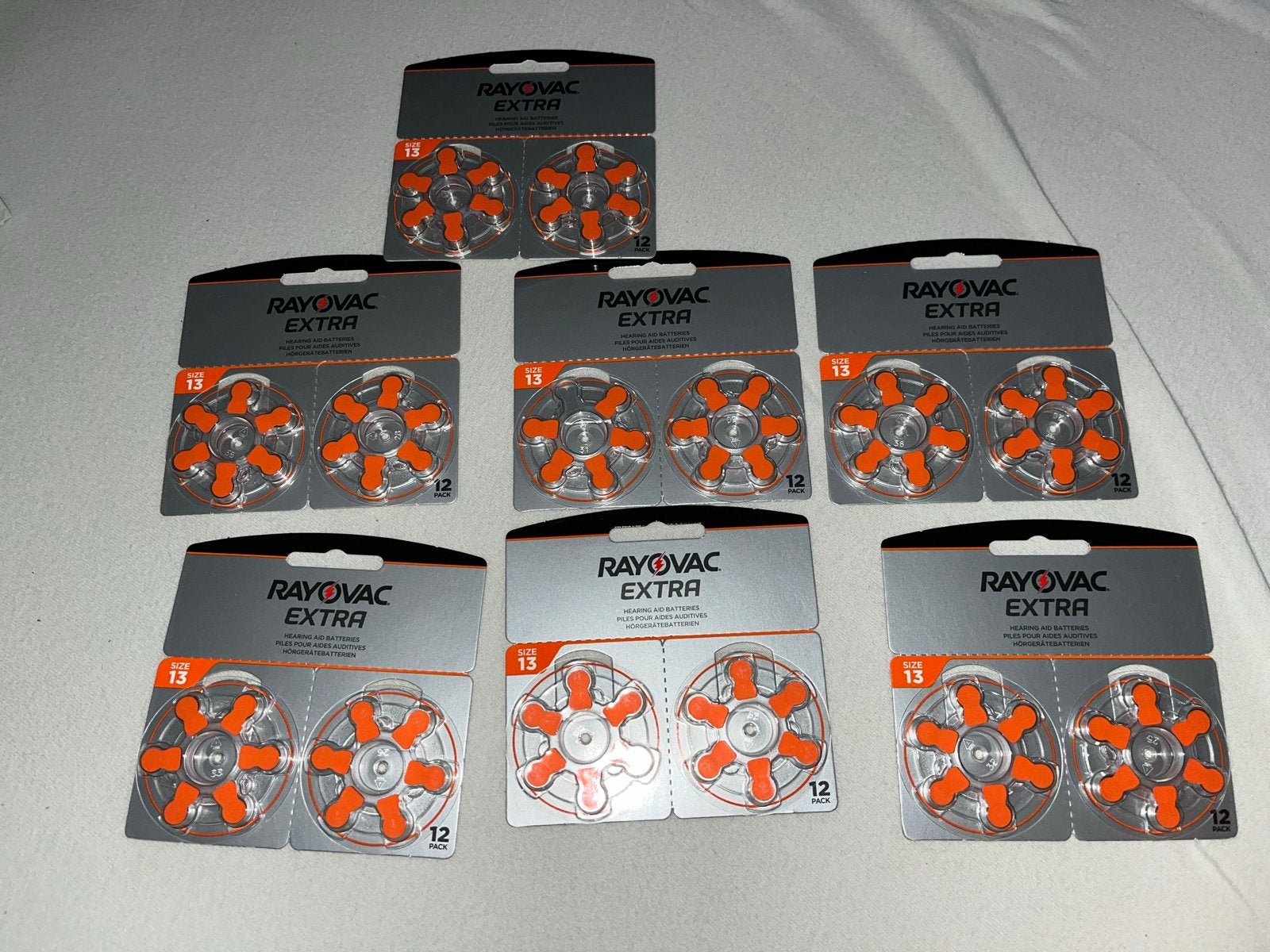 Rayovac Extra Hoortoestelbatterijen Maat 13 (7x12 stuks), Ophalen, Nieuw
