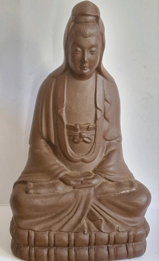 Gesingeerde yixing kwanyin jaren 40, Antiek en Kunst, Ophalen of Verzenden