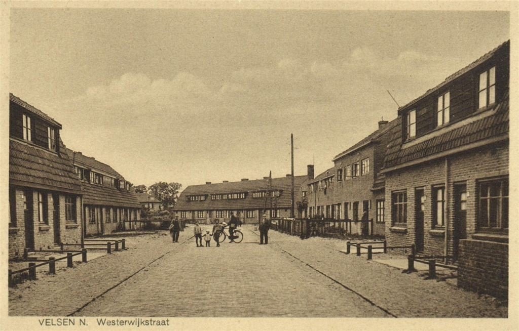 Velsen N. - Westerwijkstraat - ongelopen, Verzenden, 1940 tot 1960, Ongelopen, Noord-Holland