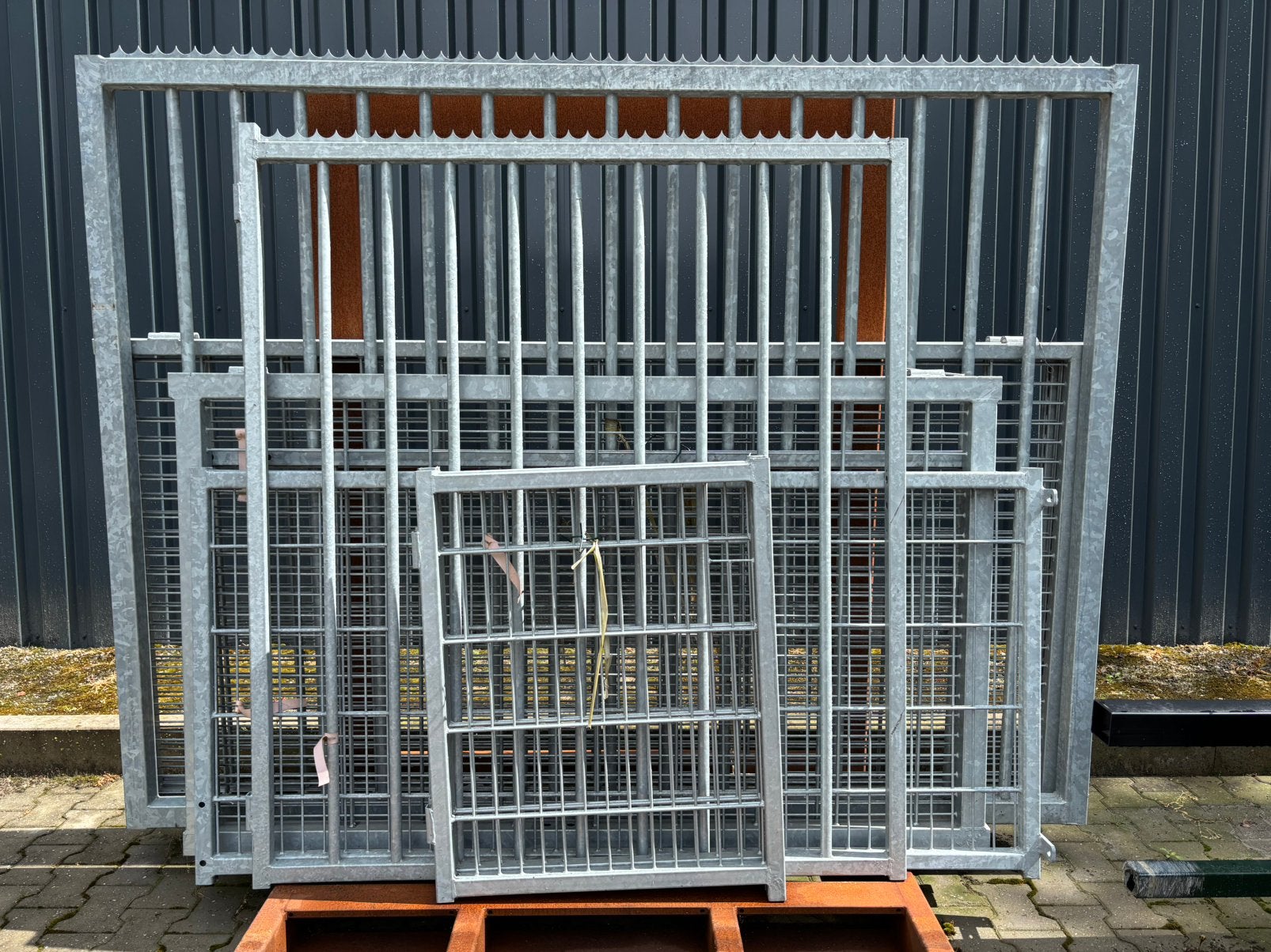 10 x tuinpoort deur/vleugel, geen palen en scharnieren!, Ophalen, S, S, 150 tot 200 cm