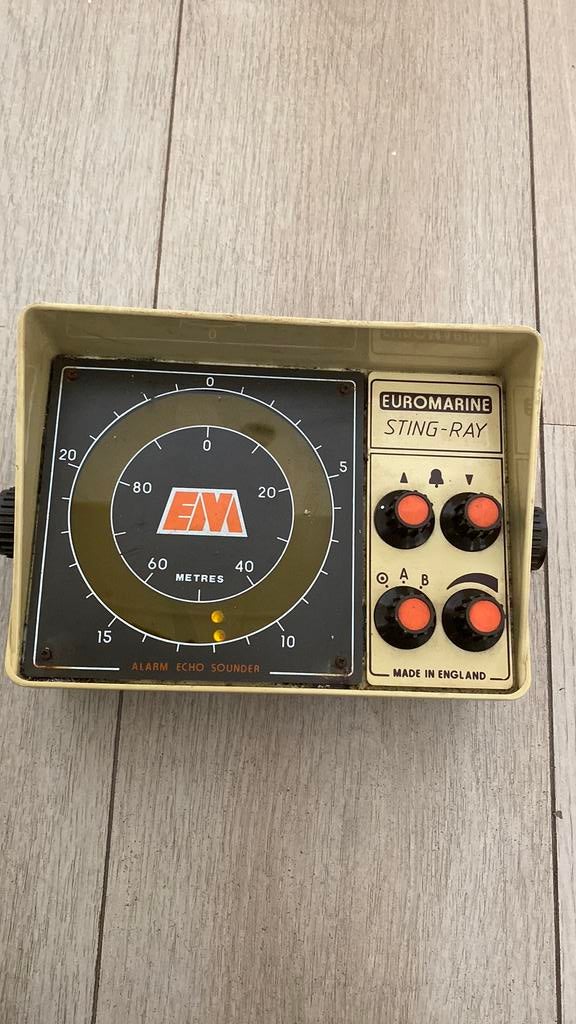 Vintage Sting-Ray Dieptemeter, Ophalen of Verzenden, Zo goed als nieuw, Gps of Kompas