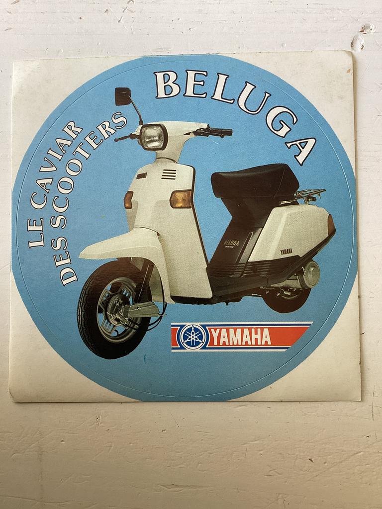 Sticker Yamaha Beluga scooter, Verzenden, Zo goed als nieuw, Merk