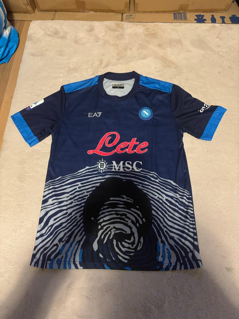 Napoli Maradona 10 Voetbalshirt - Maat M, Sport en Fitness, Voetbal, Maat M, Ophalen of Verzenden, Zo goed als nieuw, Shirt