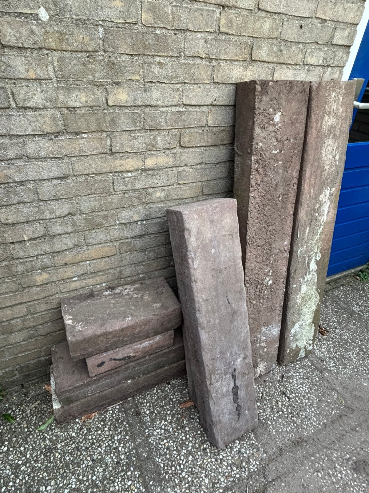 Borders tuin / stapelblokken, Tuin en Terras, Ophalen, Gebruikt, Minder dan 100 cm, Minder dan 25 cm