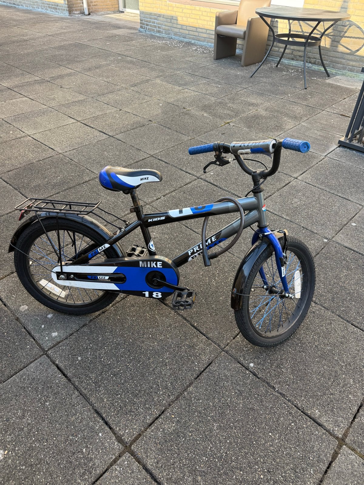 Kinderfiets Prime Kids 18 inch - Zo goed als nieuw, Fietsen en Brommers, Fietsen | Kinderfietsjes, Ophalen, Gebruikt, Velgrem