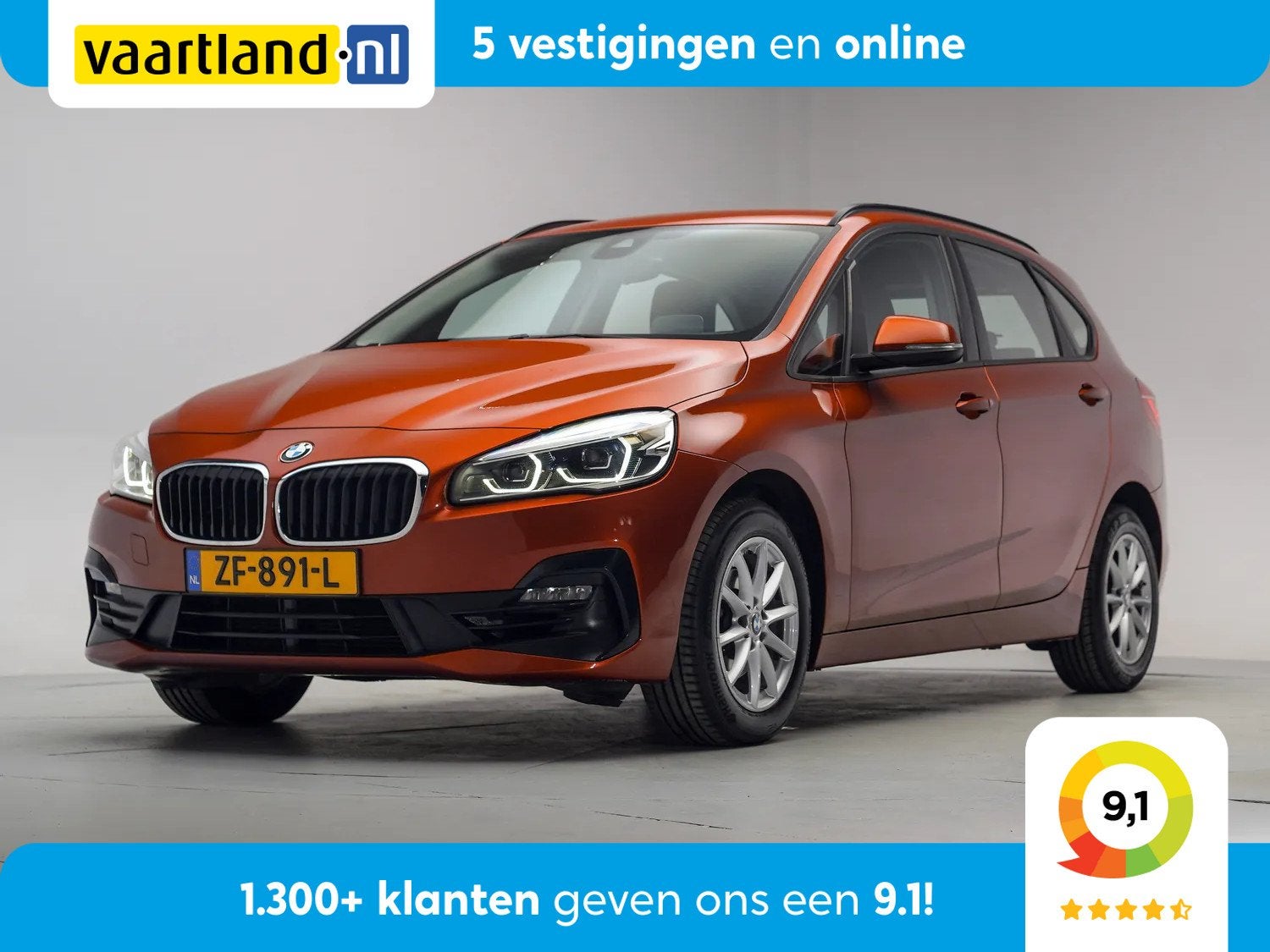 BMW 2 Serie Active Tourer 216i Executive Edition [ Led Navi, 1325 kg, Gebruikt, Overige kleuren, Origineel Nederlands