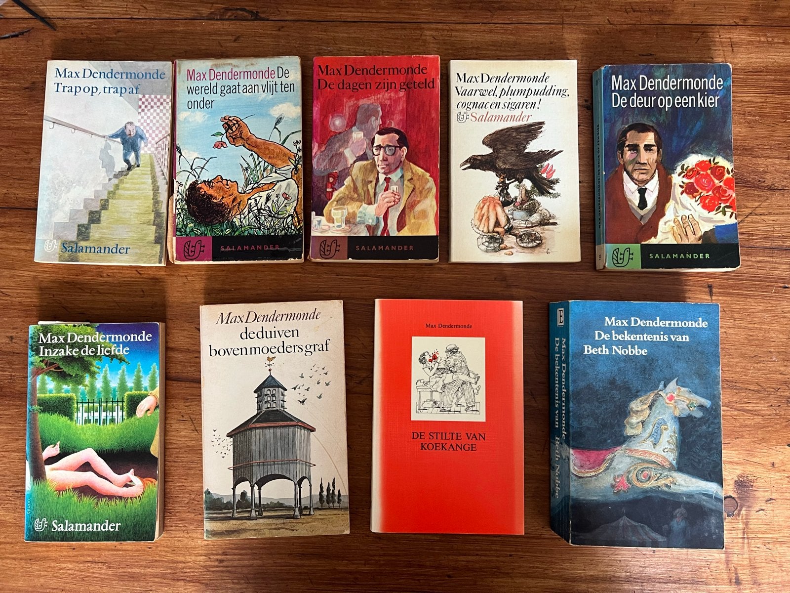 Collectie Max Dendermonde Salamander pockets (8 boeken), Ophalen of Verzenden, Gelezen, Nederland
