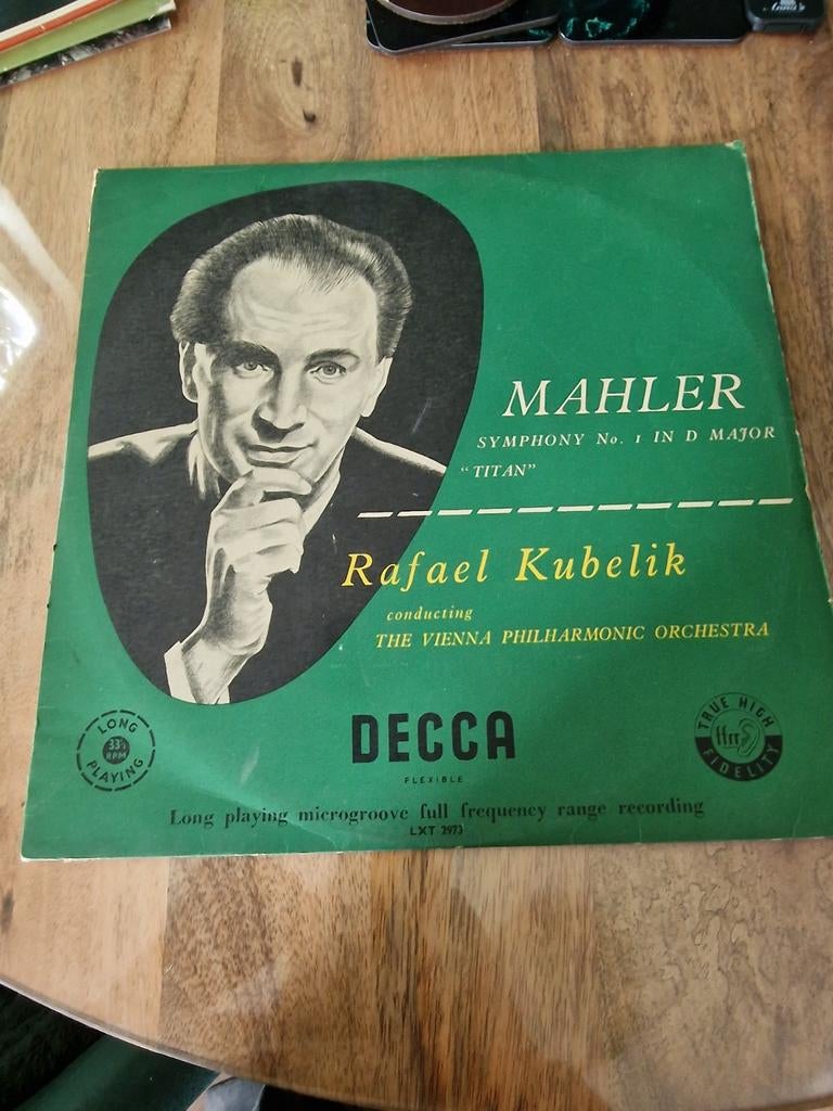 Mahler Symfonie 1 'Titan' - Kubelik / Wiener Philharmoniker, Ophalen of Verzenden, Romantiek, Gebruikt, Orkest of Ballet