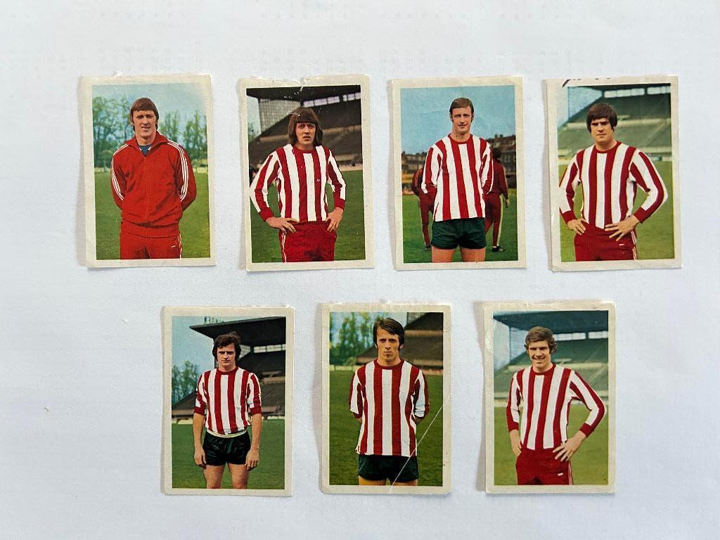 voetbalplaatjes Sparta Vanderhout 1971-1972, Verzamelen, Verzenden, Gebruikt, Sparta, Poster, Plaatje of Sticker