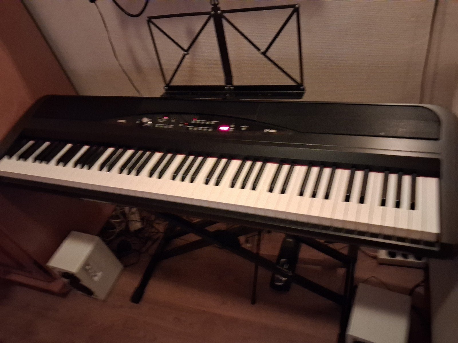 Korg SP-280 Digitale Piano., Muziek en Instrumenten, Ophalen, Gebruikt, Zwart, Digitaal