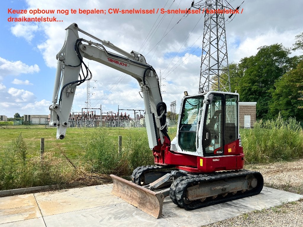 Takeuchi TB280FR, Ophalen, Graafmachine