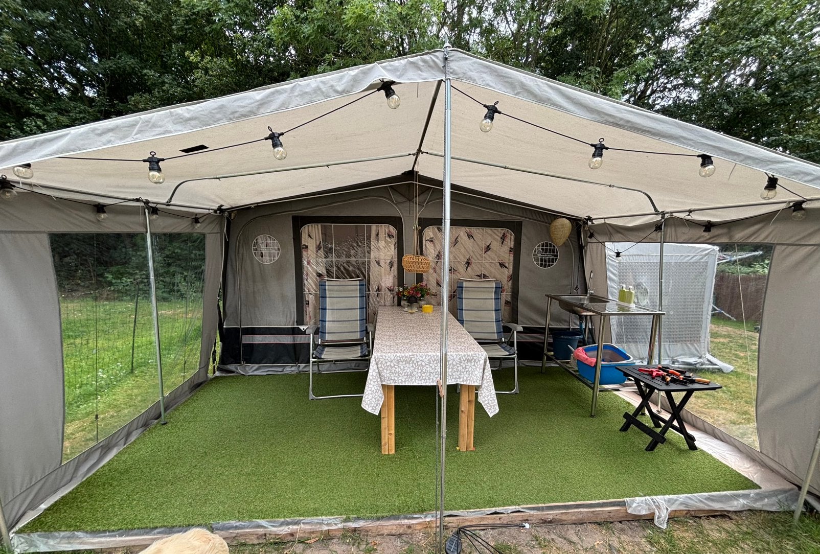 Voortent Isabella Ambassador G13, Caravans en Kamperen, Ophalen, Gebruikt