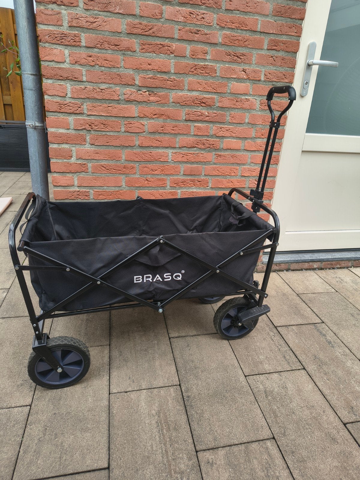 BRASQ Opvouwbare Bolderkar - Zwart, Caravans en Kamperen, Ophalen of Verzenden, Opvouwbaar, Zo goed als nieuw