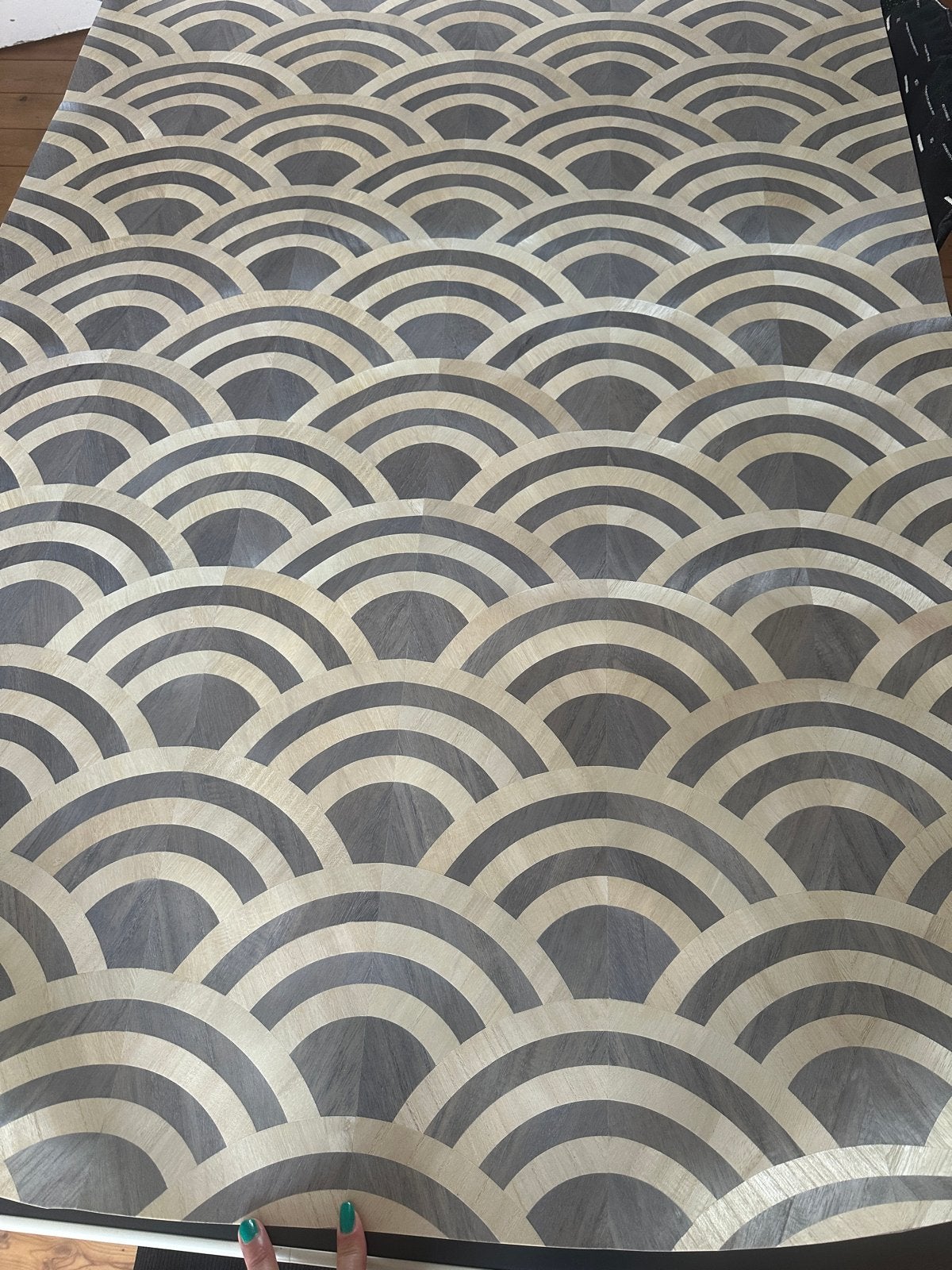 Arte Moooi Wallcoverings Tokyo Blue Lucky O's MO3042 Behang, Huis en Inrichting, Stoffering | Behang, Ophalen, Arte, Geometrisch