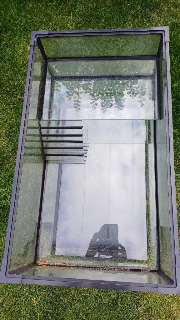 Waterschildpadbak / Schildpadaquarium met zonneplateau, Dieren en Toebehoren, Ophalen, Gebruikt, Terrarium of Paludarium