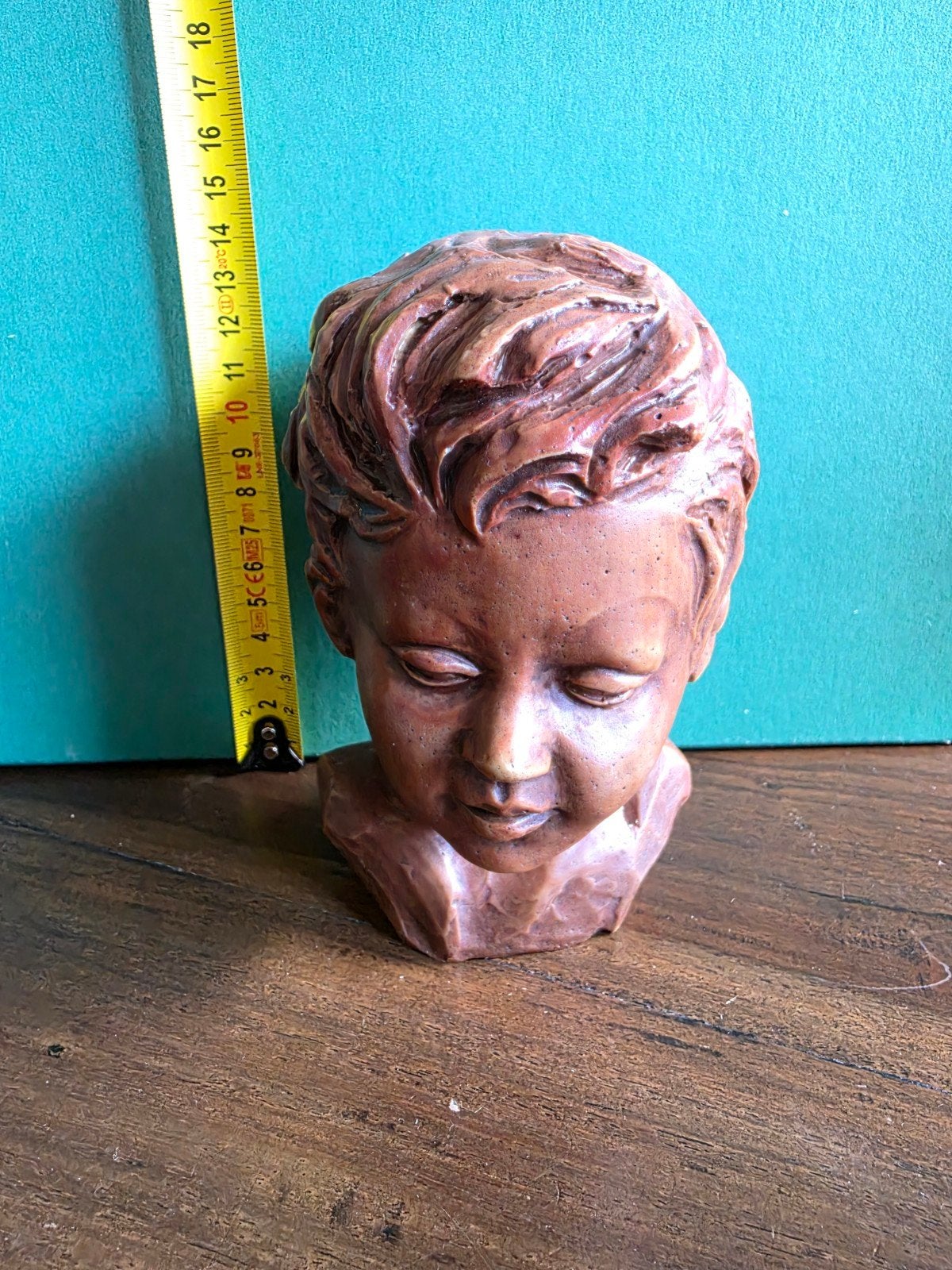 Beeldje hoofd kind - Gebroeders Paridon - Paridur, Antiek en Kunst, Overige onderwerpen, Minder dan 20 cm, Ophalen of Verzenden