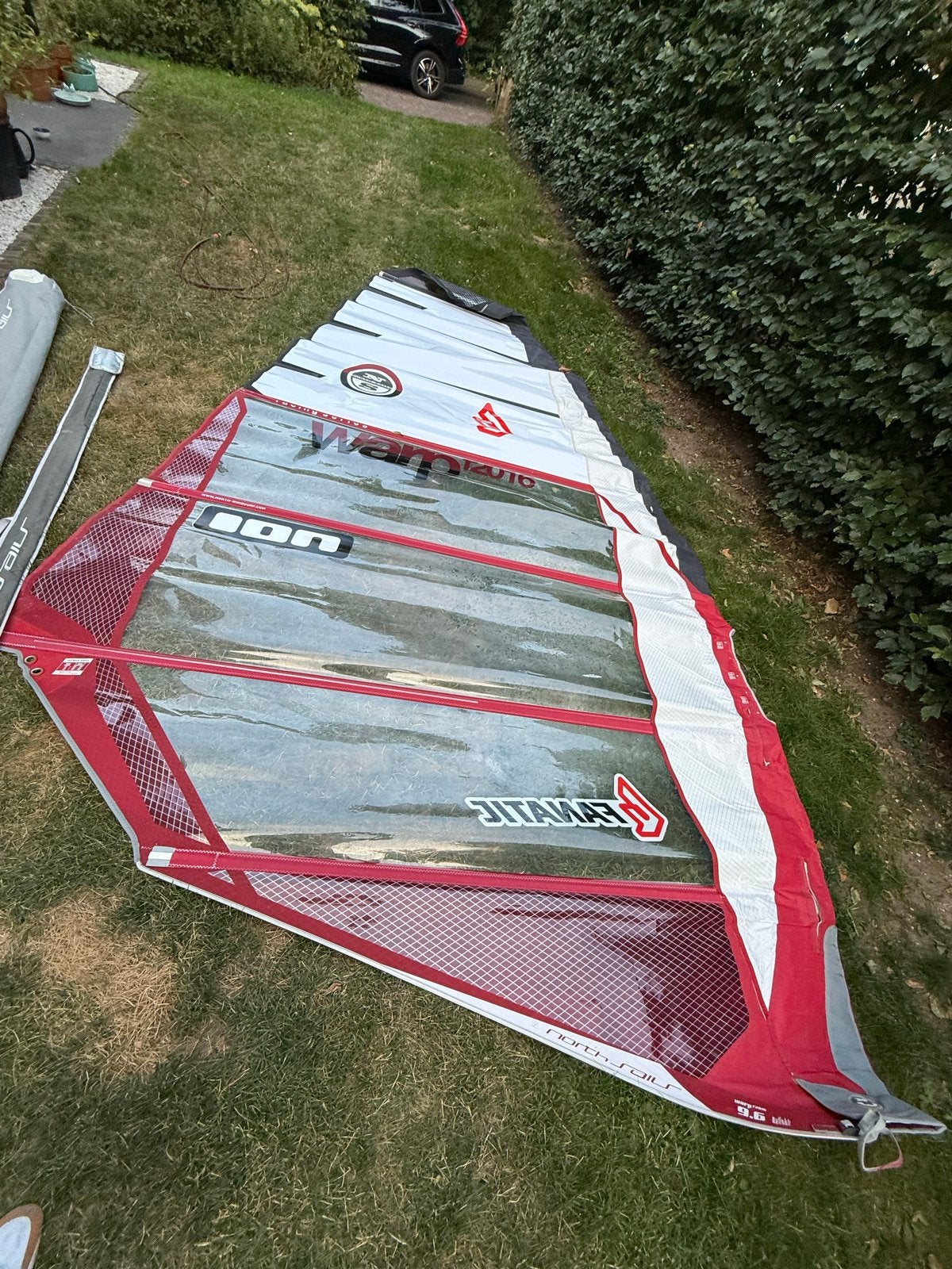 North Sails Warp F2016 9.6m² + platinum north sails mast, Ophalen, Met mast, Gebruikt, North Sails