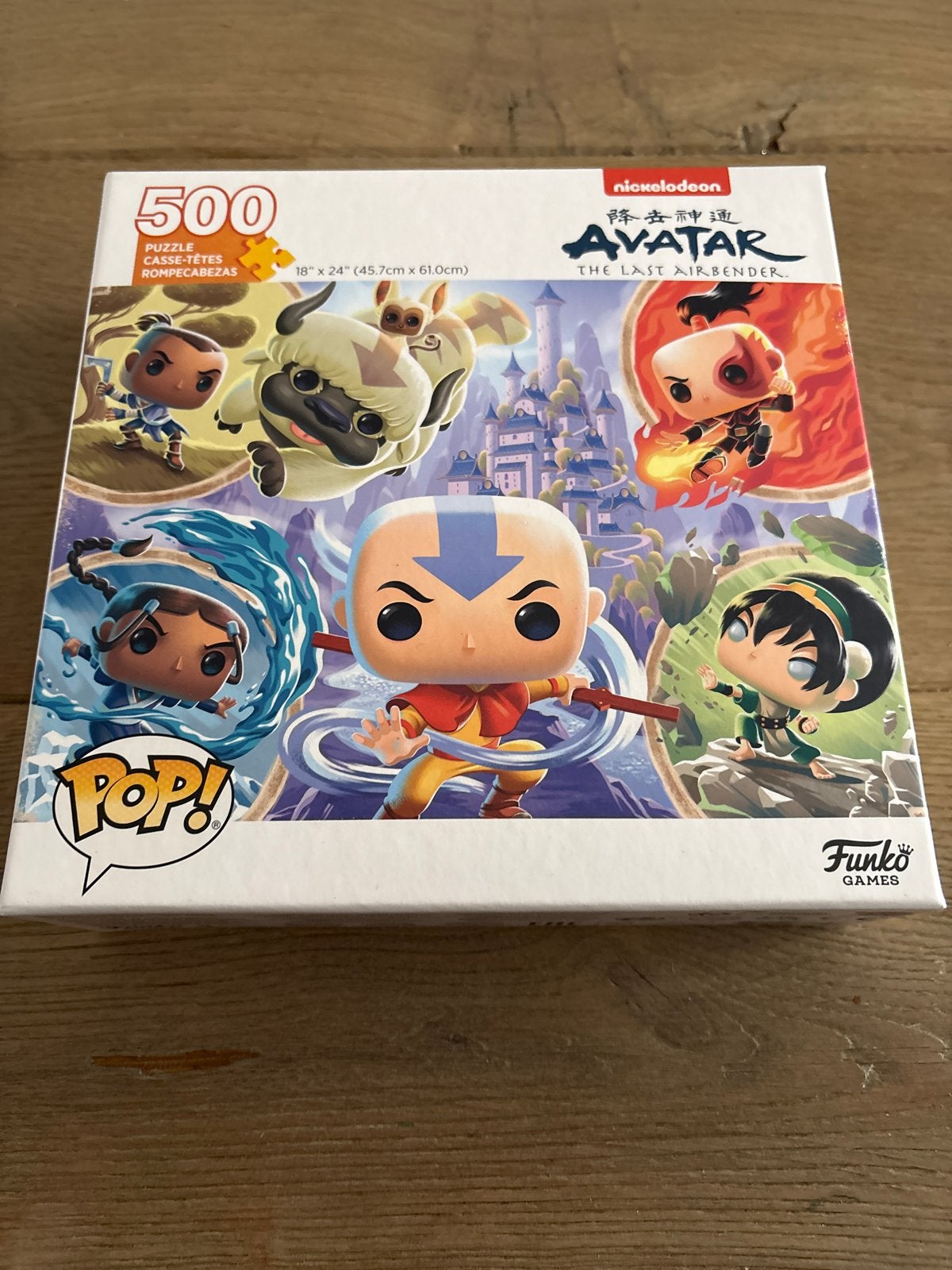 Avatar: The Last Airbender Funko Pop! 500 Stukjes Puzzel, Ophalen of Verzenden, Meer dan 50 stukjes, Zo goed als nieuw, 6 jaar of ouder