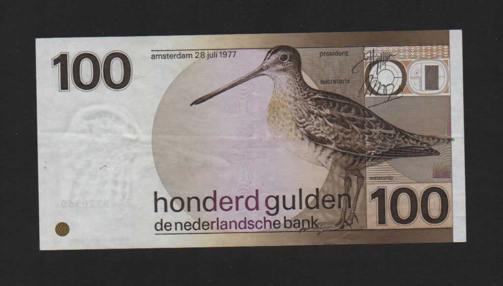 100 Gulden Bankbiljet 1977 Snip Pracht Biljet, Ophalen of Verzenden, 100 gulden, Los biljet