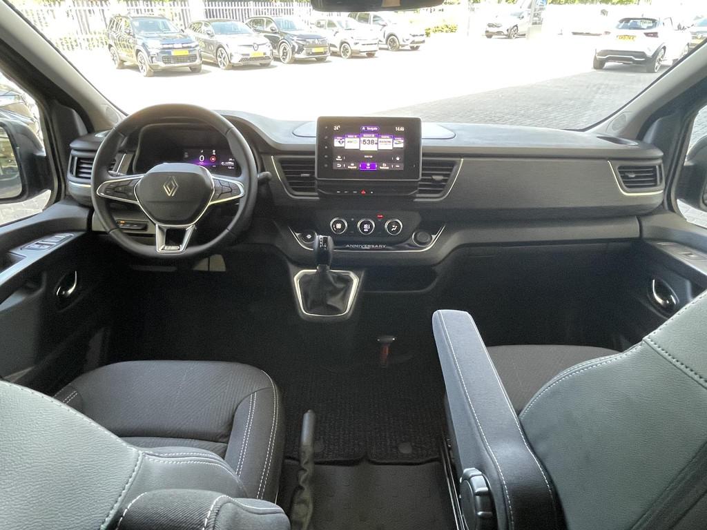 Renault Trafic 2.0 Blue dCi 170 DC T30 L2H1 Anniversary | BP, Auto's, Bestelauto's, Stof, 4 cilinders, Met garantie (alle), Renault