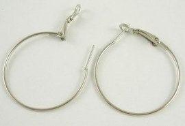 4 x Creolen oorbel 40mm 2 paar, Overige materialen, -, Verzenden, -
