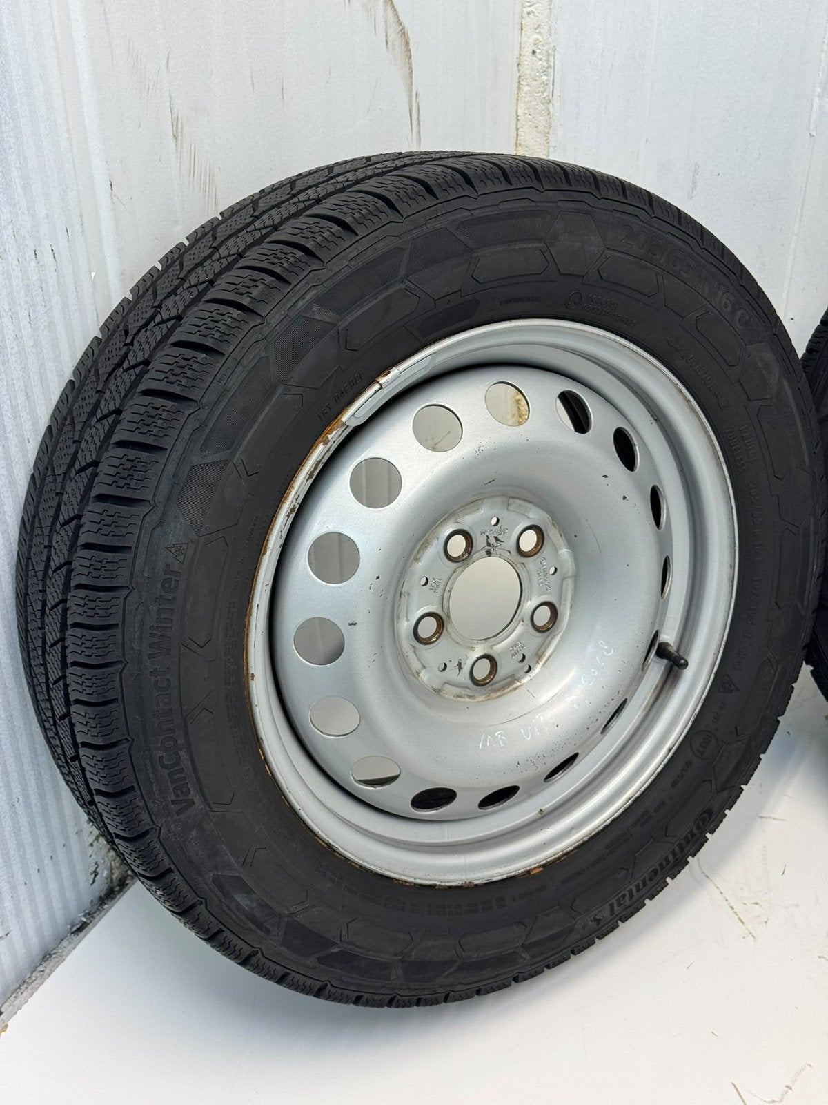 Org. stalen velgen+winterbanden Mercedes Vito A4474010101, Auto-onderdelen, 16 inch, Banden en Velgen, EVZ Handelsonderneming